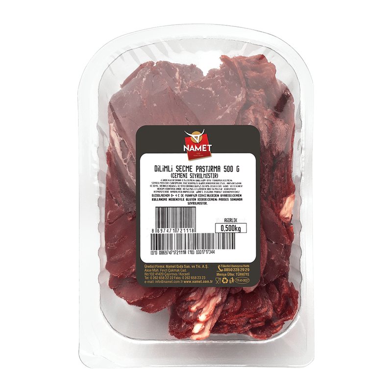 Namet Dana Dilimli Seçme Pastırma
